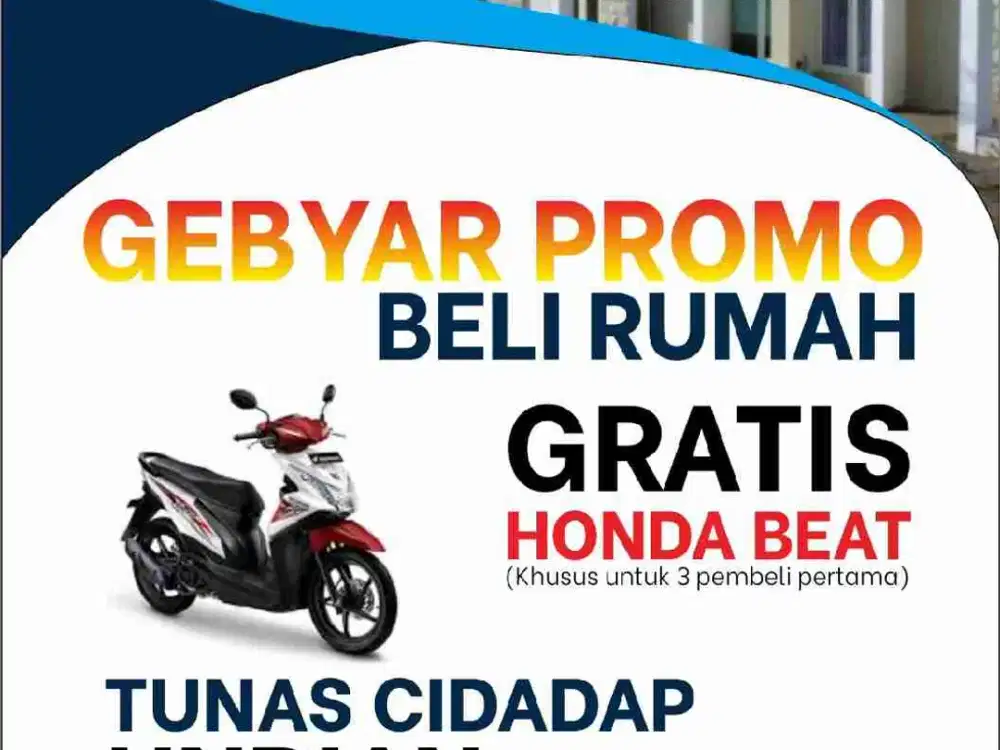 Rumah Promo Akhir tahun hadiah mobil