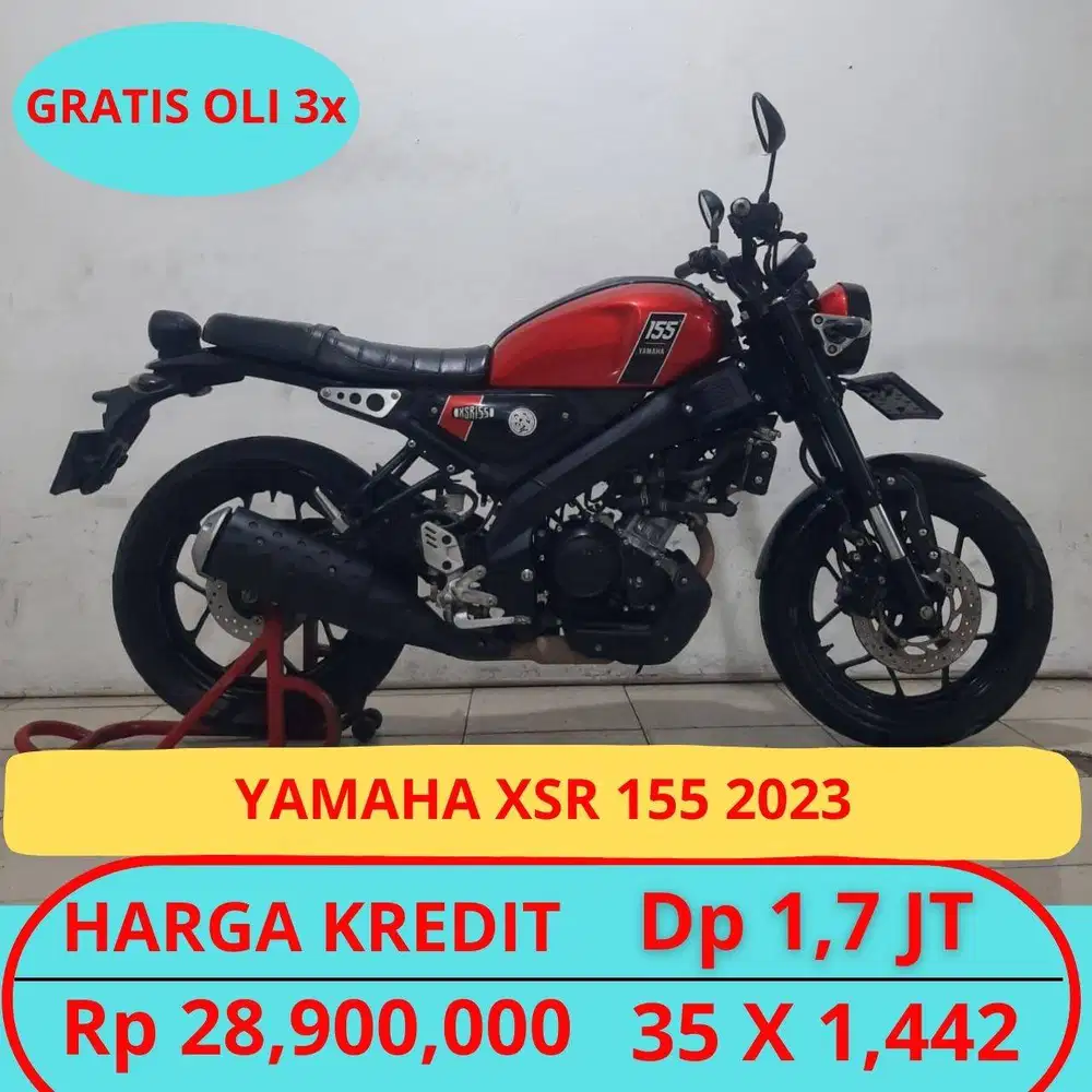 YAMAHA XSR 155 2023 DP HANYA 1,7 JT GUYSS