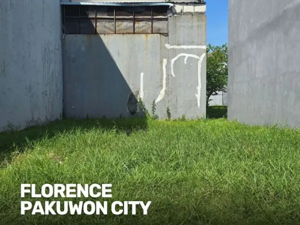 STRATEGIS, TANAH KAVLING FLORENCE PAKUWON CITY SIAP BANGUN. DEKAT SUTOREJO MULYOSARI DHARMAHUSADA, BABATAN PANTAI, ARAYA, GALAXY MALL, Dll