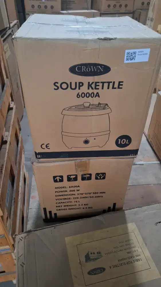 Crown Soup Kettle Pemanas Sup 6000A 400w