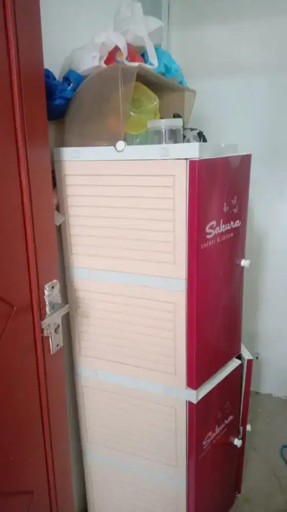 Lemari makan plastik 5 susun