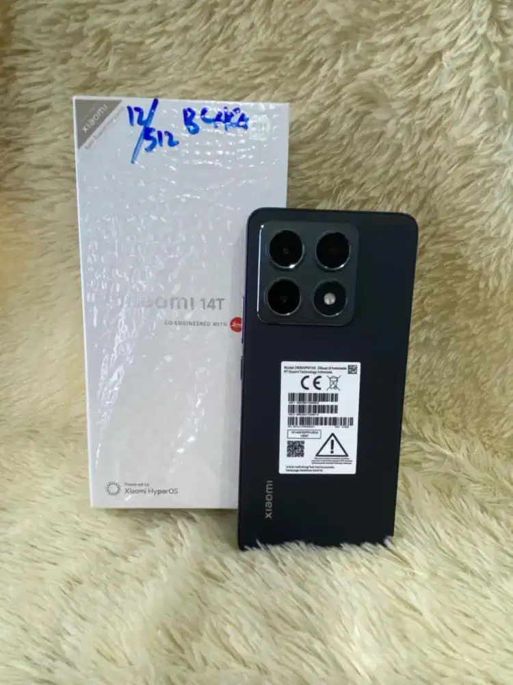Xiaomi 14T ram 12/512Gb Black Garansi agustus 2026 #3Gcom