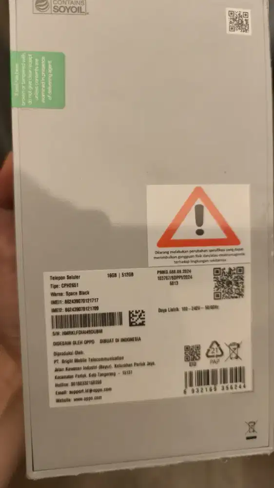 OPPO Find X8 Black 512Gb BNIB (Masih Segel)