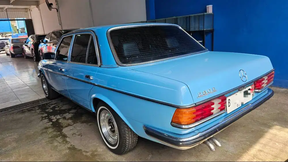 Mercedes Benz Tiger W123 280e Manual 1983 Mercy Tiger ChinaBlue Mulus