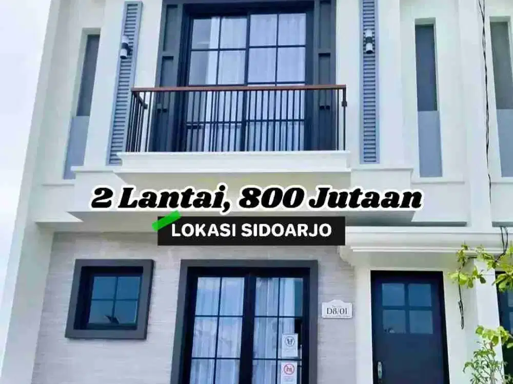 Rumah SHM Siap Huni Dijual, Lokasi Sepande Sidoarjo KPR 5 jt an