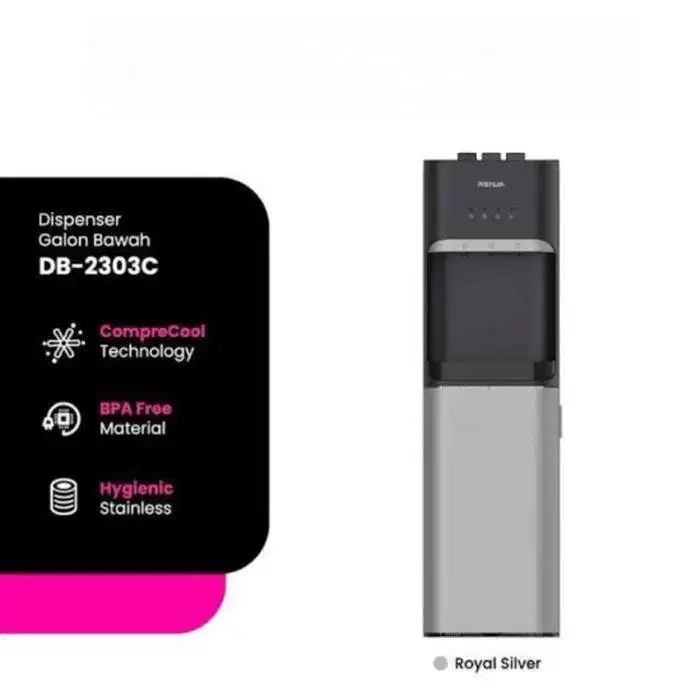 REIWA Dispenser Galon Bawah Compresor DB 2303