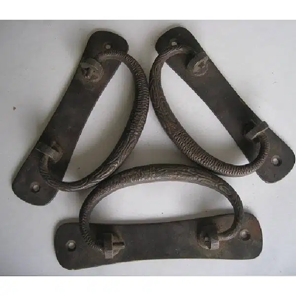 3 biji Unik Pegangan lemari / peti gerobog antik - art deco