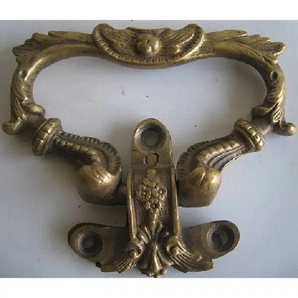Unik Pegangan pintu Art Nouveau antik era empaire kolonial ca. 1800