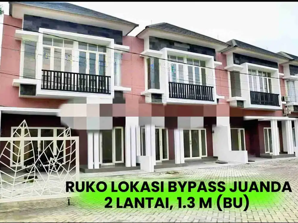 ruko dijual dekat bandara juanda