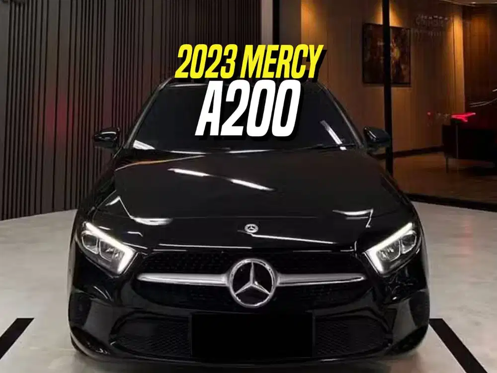 Mercedes Benz A200 Progressive Line 2023 Black Hitam Mercy A 200