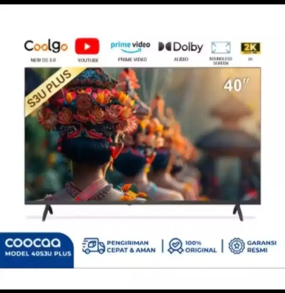 Jual SMART TV merk COOCOA type S3U plus ukuran 40inch