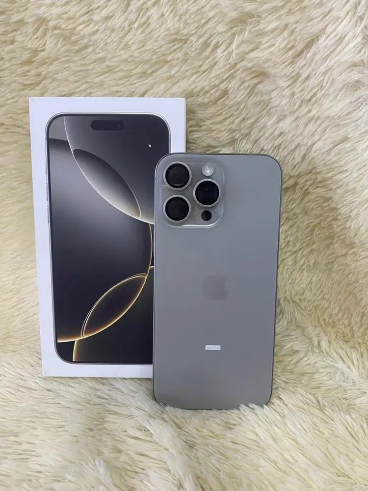 IPhone 16 Pro Max 256Gb Titanium Fullset Ex Garansi iBox#3Gcom