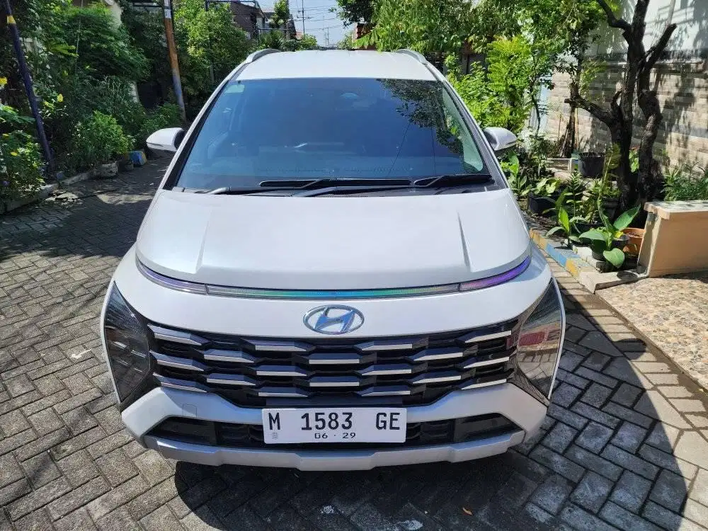 HYUNDAI STRAGEZER X 1.5 PRIME MATIC 2024 PUTIH KILOMTER 18 RIBU ASLI
