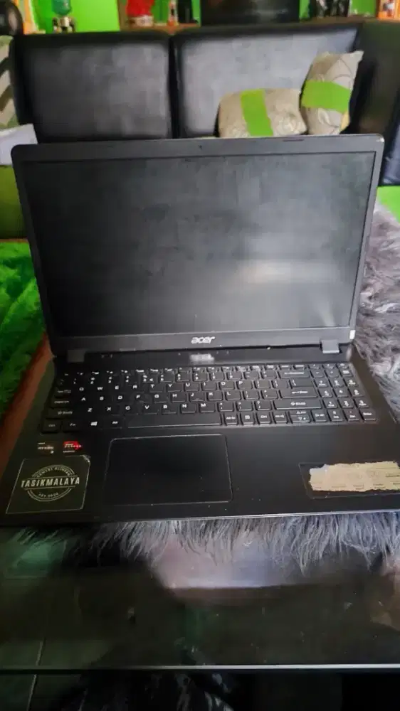 Laptop Acer Ryzen 3 3300U | Normal | Minus LCD Garis | Butuh Cepat