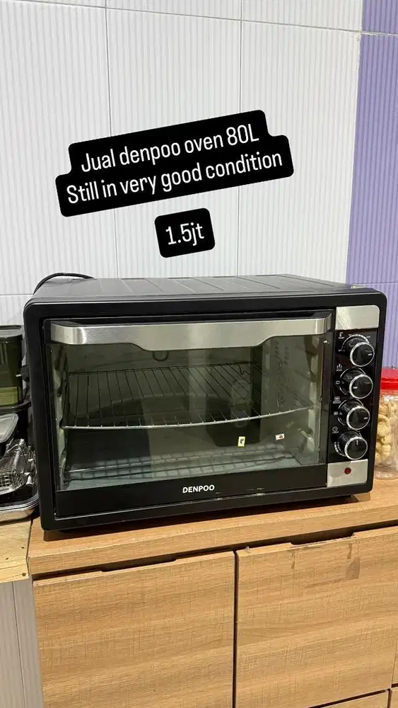 Jual oven denpoo bekas 80L