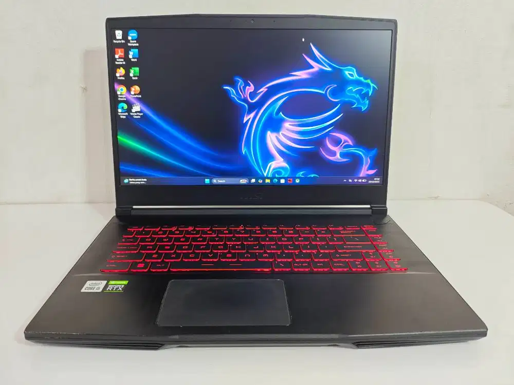 Jual Laptop MSI GF63 THIN 10UC (RAM 16GB/SSD 512GB) Intel Core i5-1050