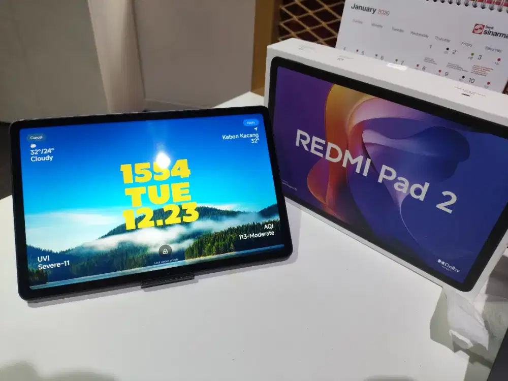 Redmi Pad 2 Fullset Mulus Pembelian Juli 2025!