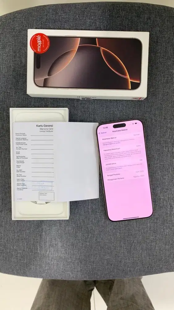 Iphone 16pm 256gb ibox