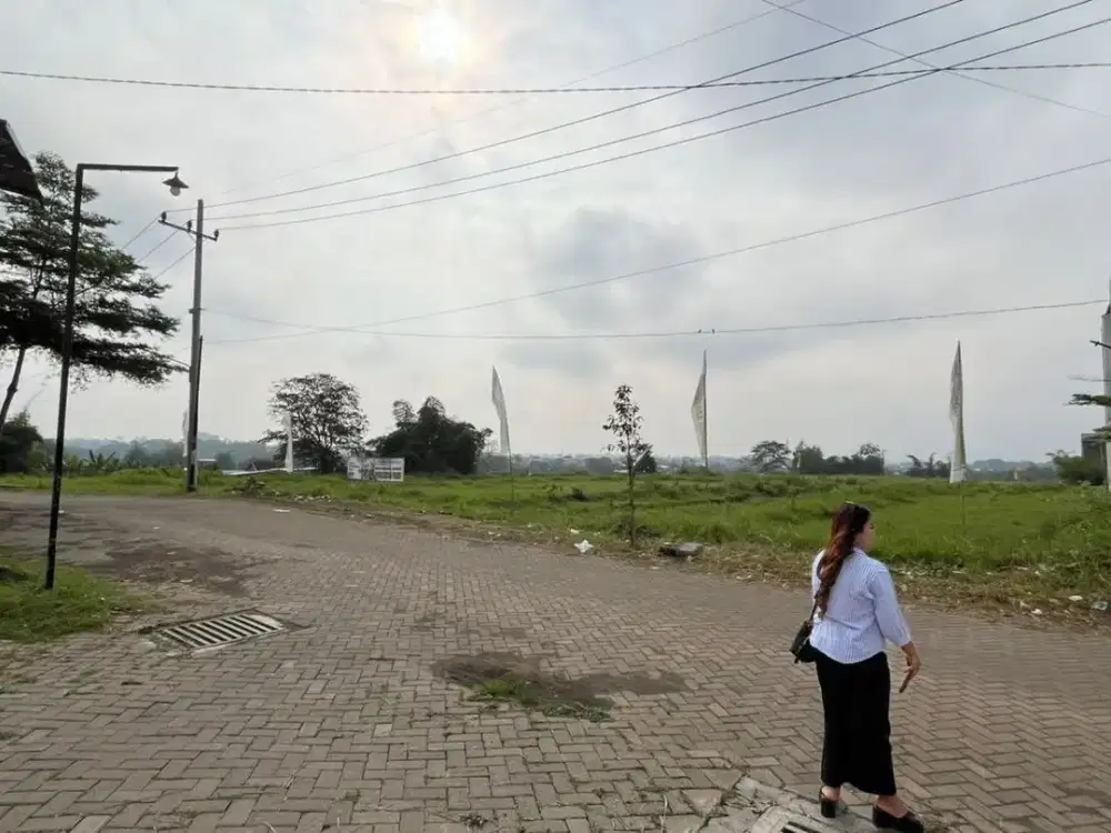 Tanah Strategis Pinggir Jalan SHM 5 Menit Terminal Mulyorejo Kawasan Berkembang