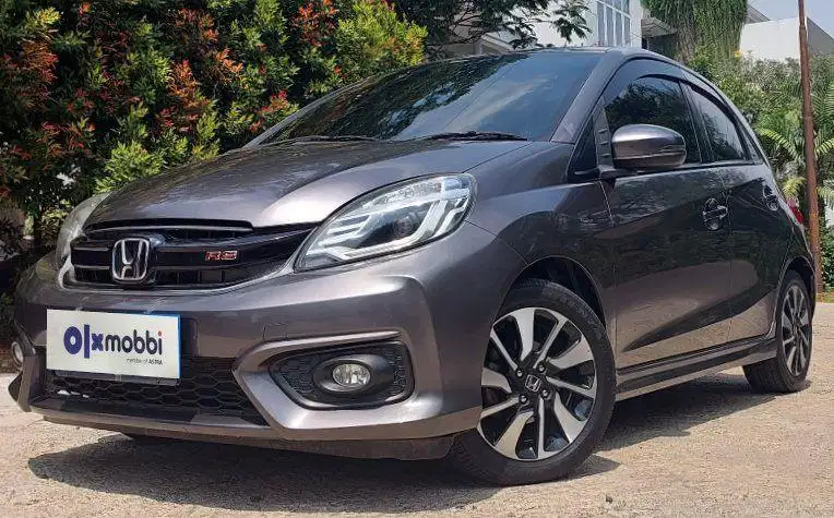 TDP 7,JT Honda Brio 1.2 RS Bensin-AT Abu-Abu 2018