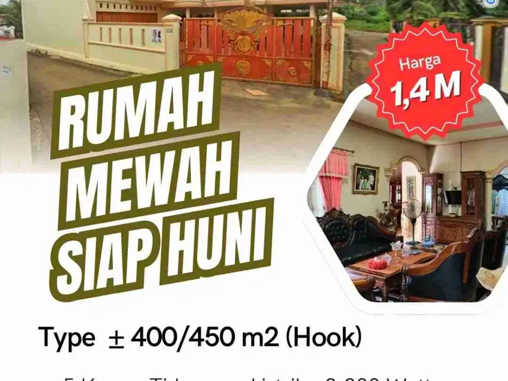 RUMAH MEWAH DIJUAL MURAH DI WAYHALIM