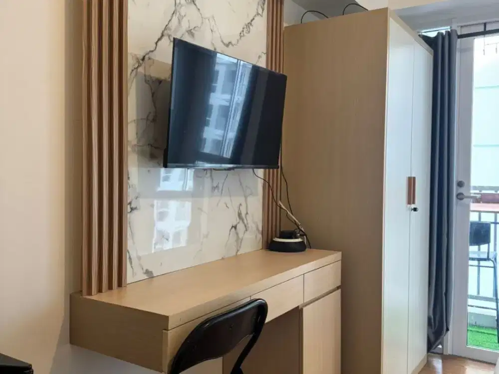 Disewa Cepat Apartemen Tokyo Riverside Pik 2 Uk 21m2 Tipe Studio Full Furnish Harga 23 Juta/Thn