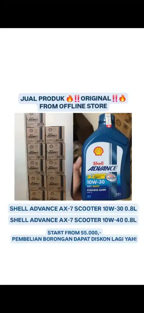 JUAL OLI SHELL (BARU ORIGINAL) PRODUCT FROM OFFICIAL STORE
