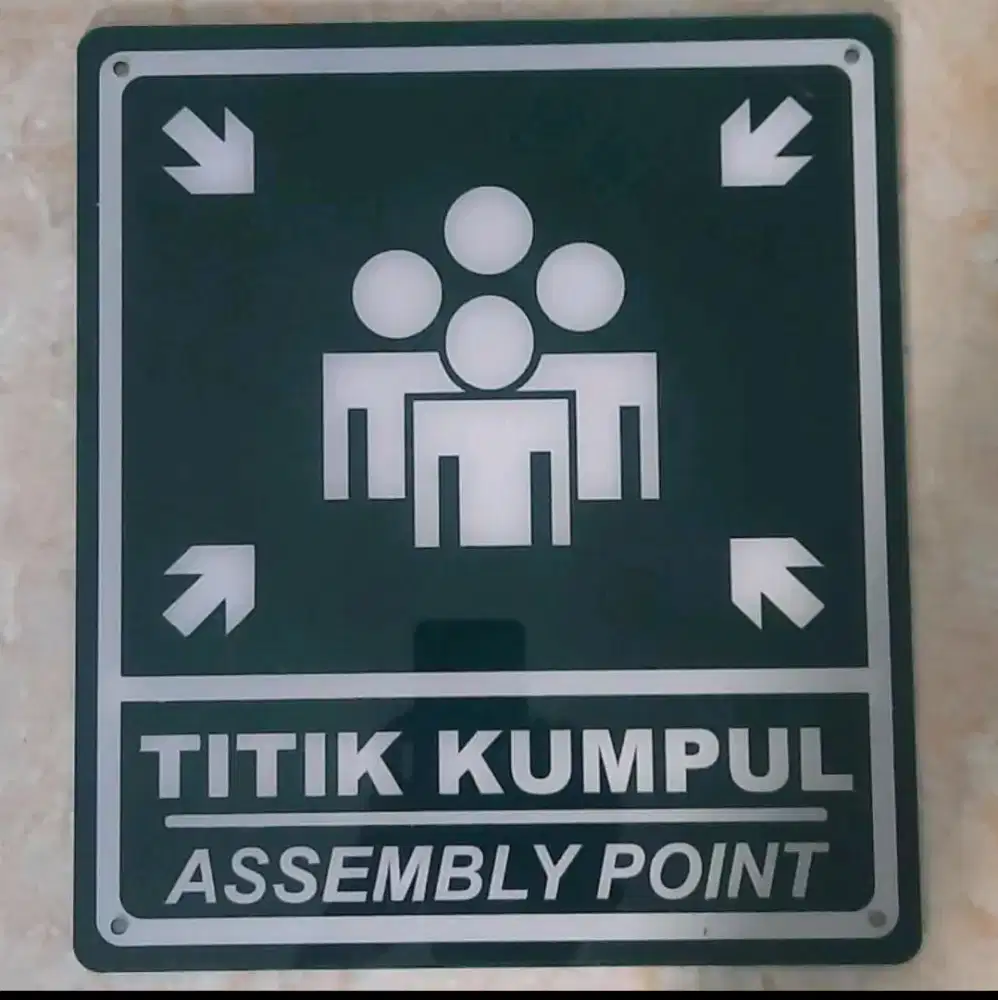 Titik Kumpul 28x32cm Tahan Air / Tahan Panas / Tahan Lama