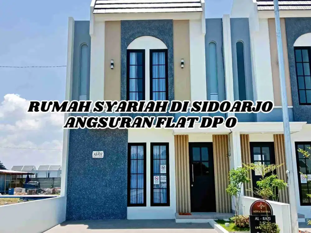 Rumah angsuran flat Dijual Lokasi Sukodono Sidoarjo  dekat tol