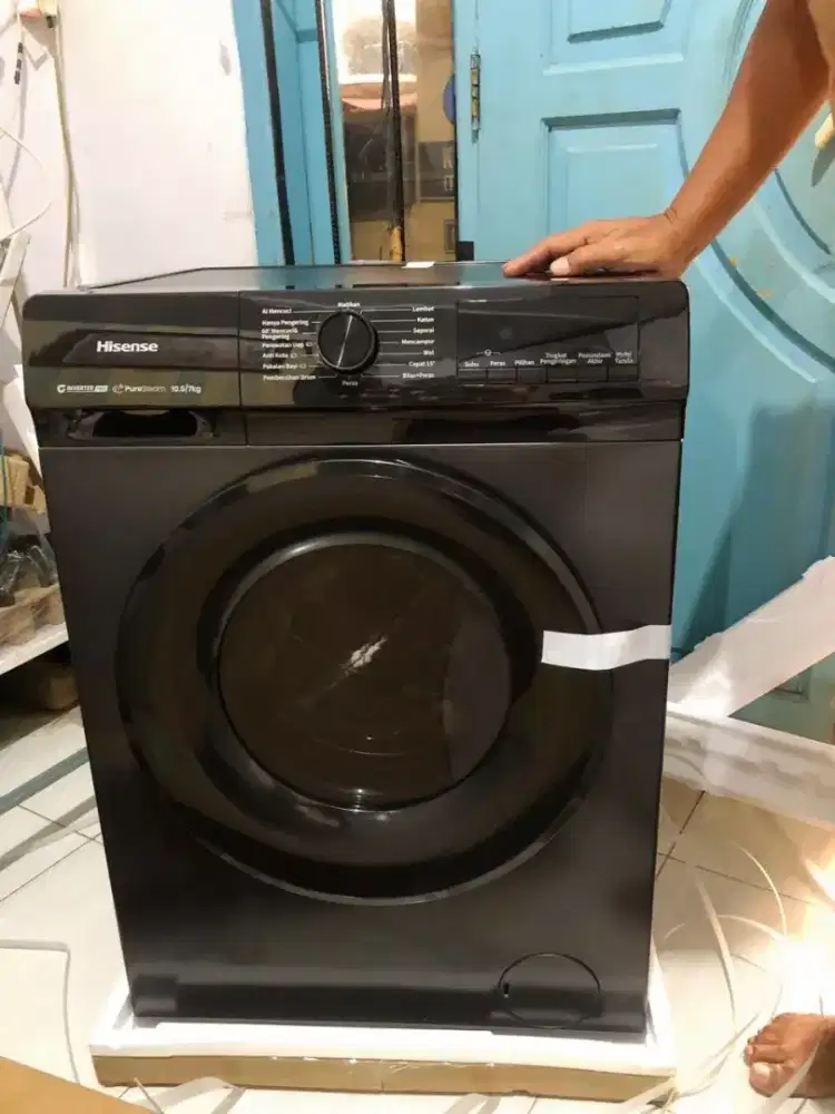 Mesin cuci front loading 1 tabung kapasitas 10,5kg