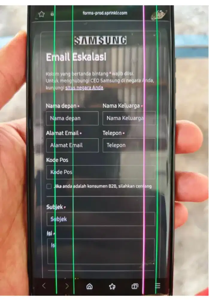 Murah hp Samsung Note 20 ultra 8/256 lkp minus layar garis
