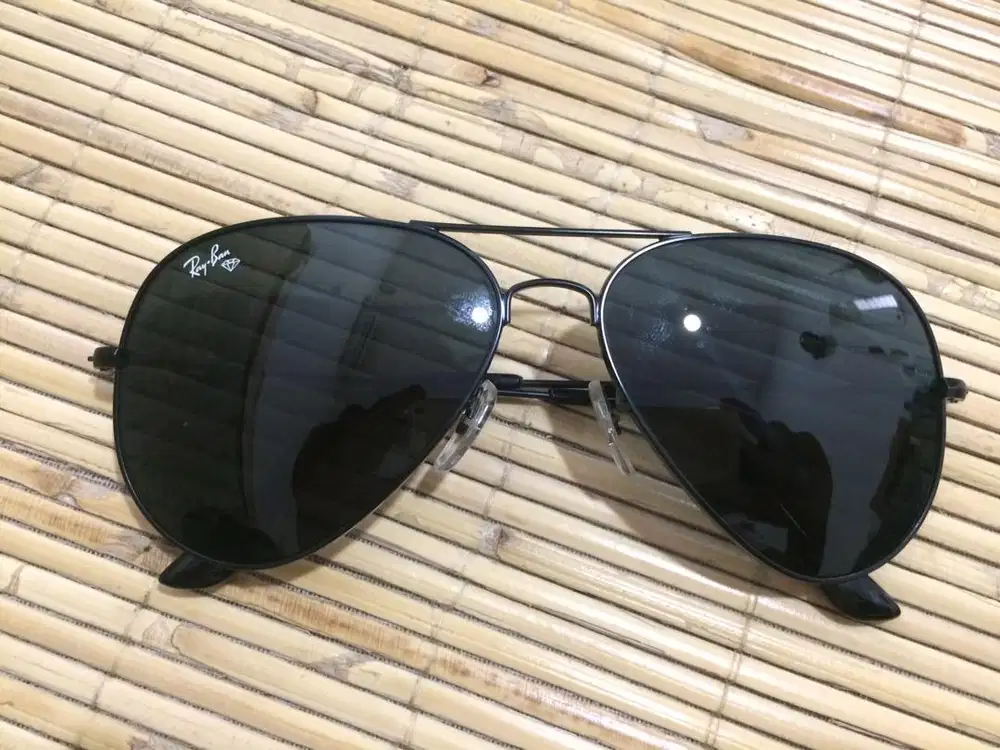 Rayban Aviator Diamond RB3026 Black Sunglasses
