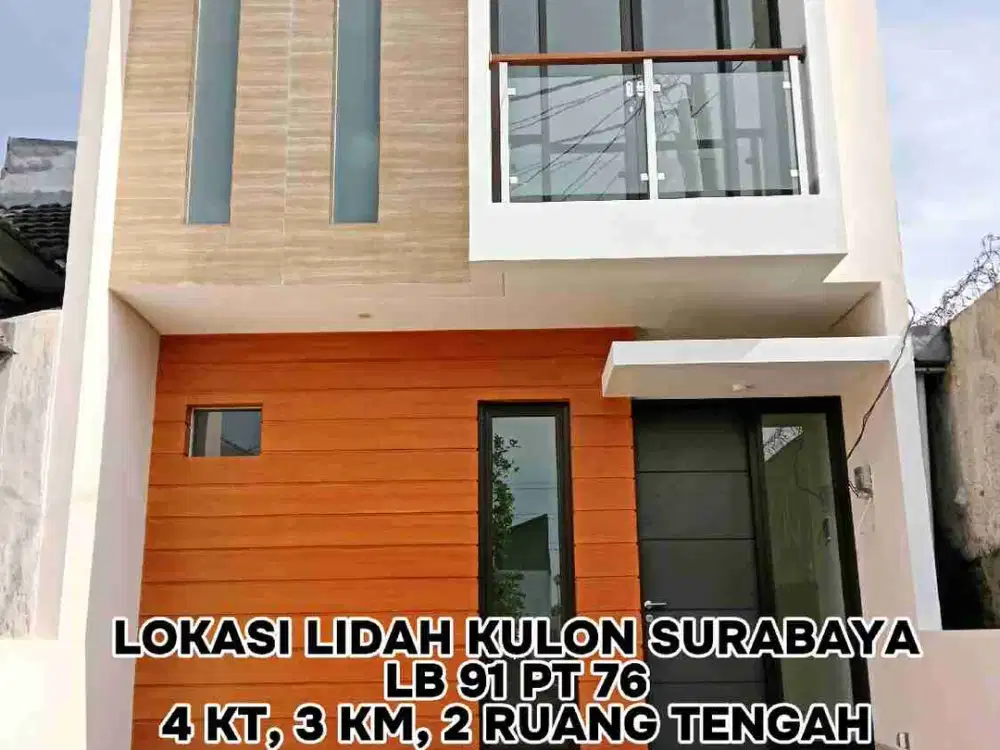 Rumah 2 lantai , 1 unit ready