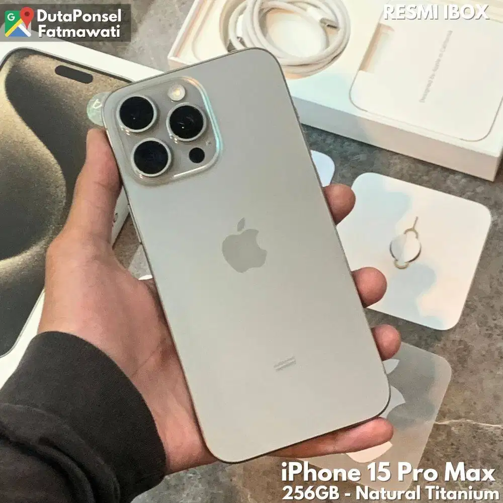 EX IBOX IPHONE 15 PRO MAX 256GB NATURAL TITANIUM LIKENEW