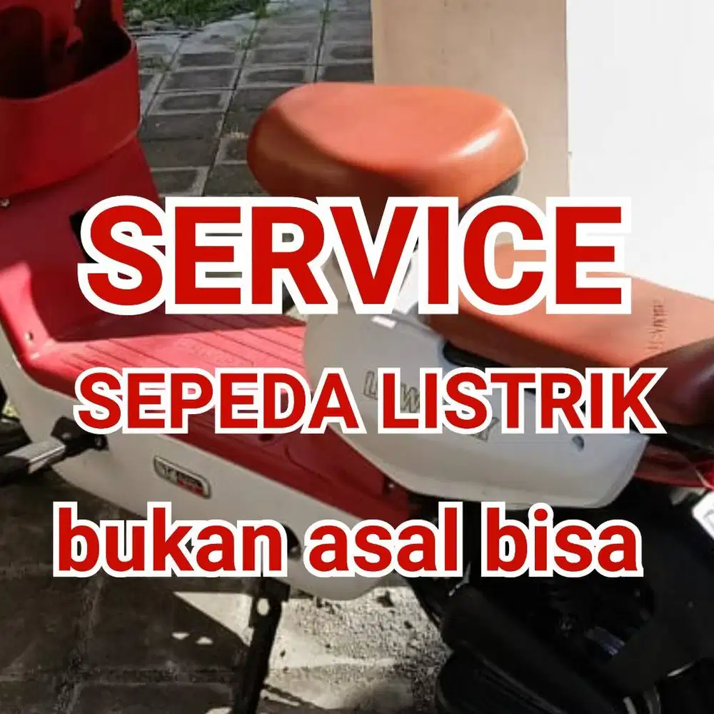 Sepeda Listrik Spesialis Service Sparepart Bergaransi