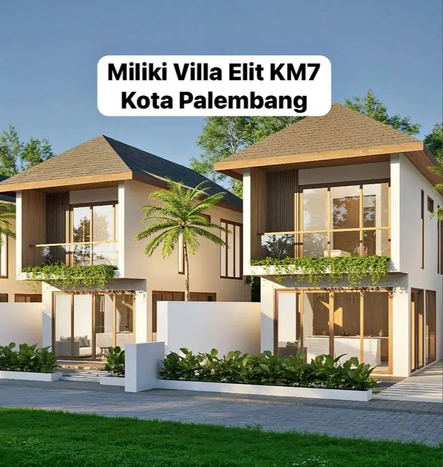 Dijual Villa Elit di Km. 7 Palembang