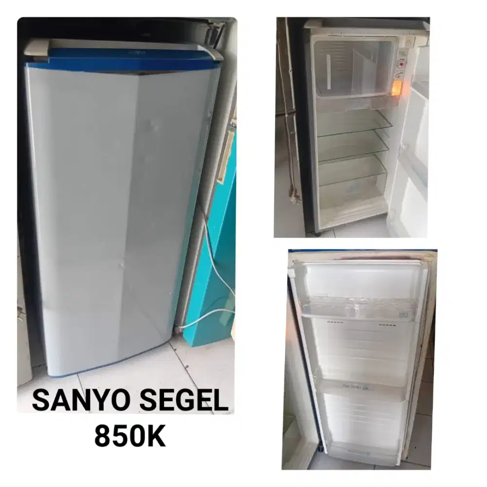 Kulkas 1 pintu seken bergaransi