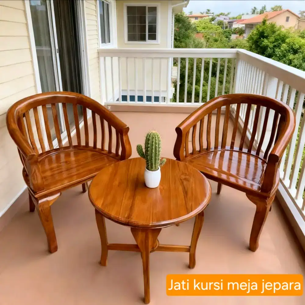 Kursi teras jati betawi