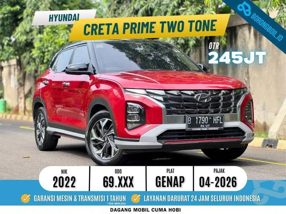 Hyundai Creta Prime 2022 Merah