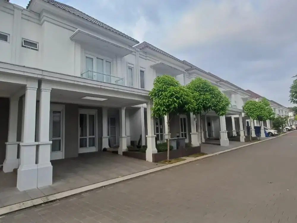 DISEWAKAN  Rumah SEMI FURNIS Cluster Pasadena GADING SERPONG Dimensi 8 x18