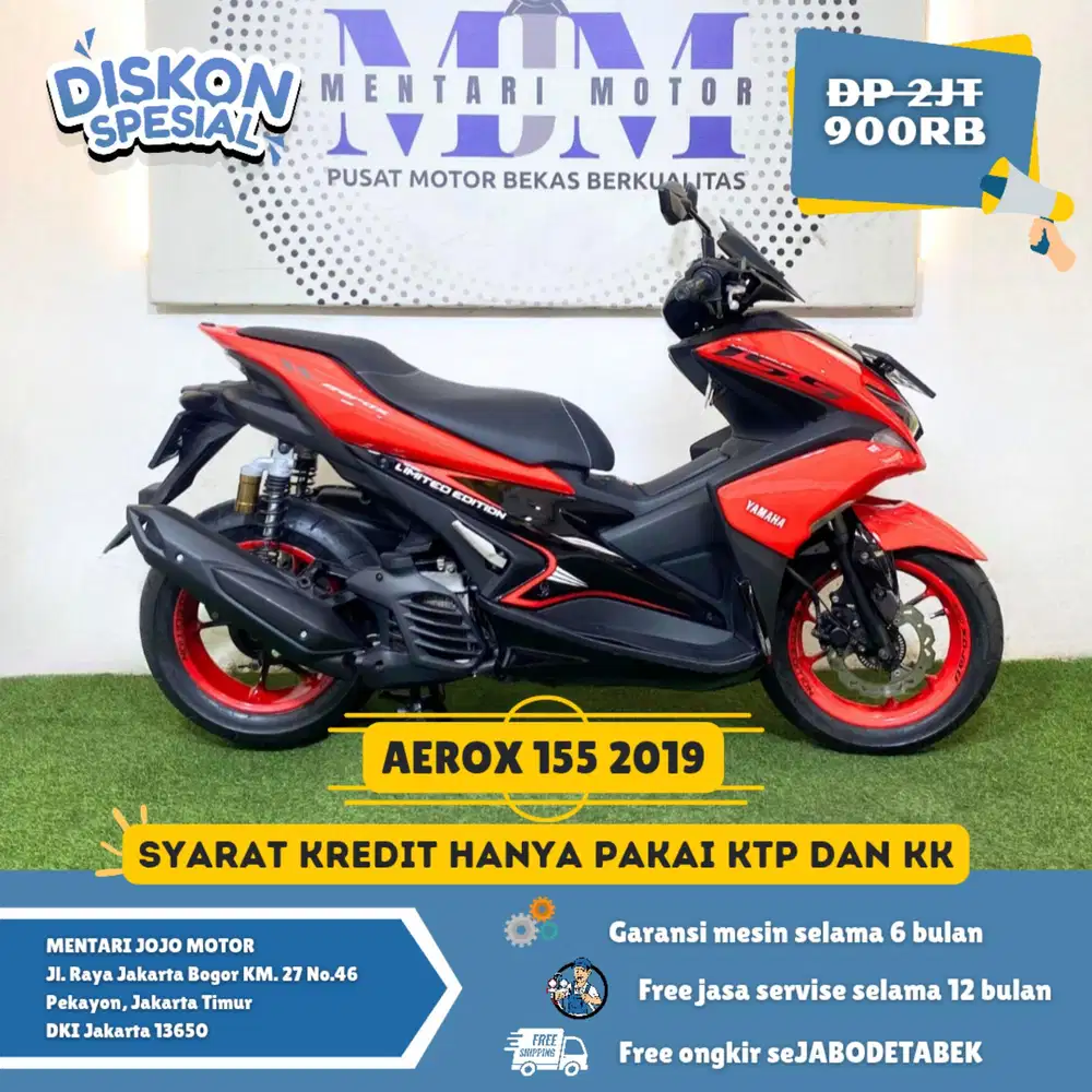 AEROX OLD 2019 GAS DP 900RIBU PAJAK HIDUP!! CASH KREDIT