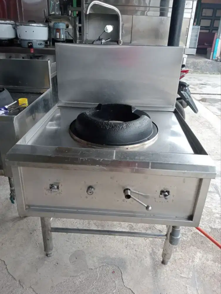 Bikin kerja lebuh cepat Kwali range 1 tungku 
Ukuran P 75 L 80 T 85