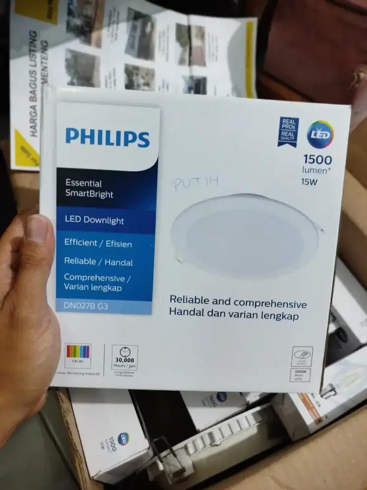 Murah Lampu Philips Led 15W & Led Briliant 3 W