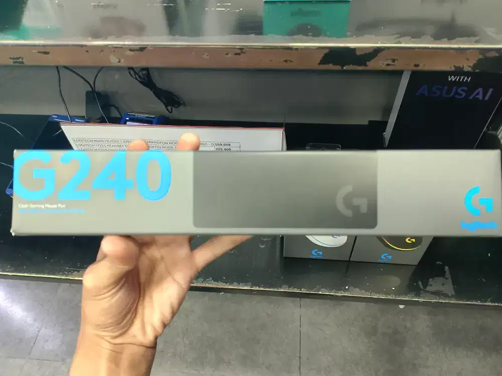 G240 CLOTH GAMING MOUSE PAD WITH RUBBER BASE