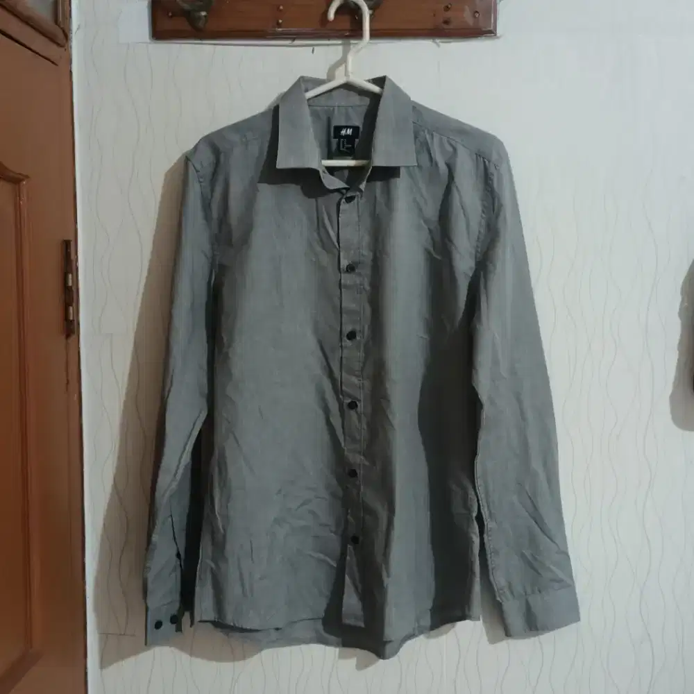 H&M KEMEJA LONG SLEEVE