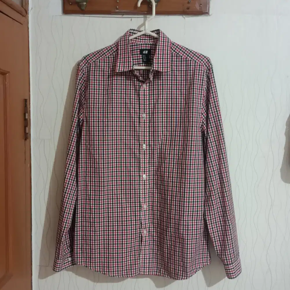 H&M KEMEJA LONG SLEEVE