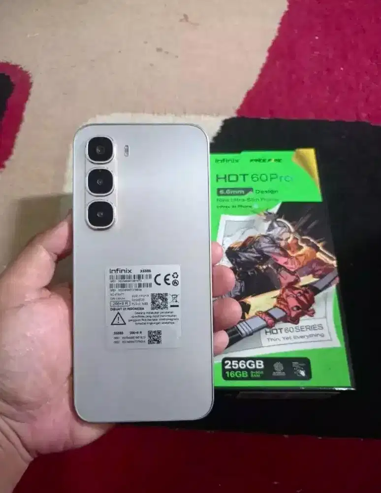 Infinix hot 60 pro 8/256gb Fullset Garansi aktif