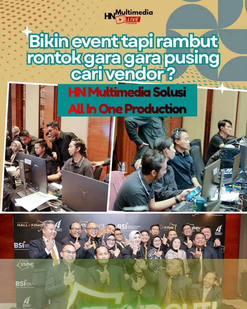 JASA LIVE STREAMING & ALL PRODUKSI EVENT