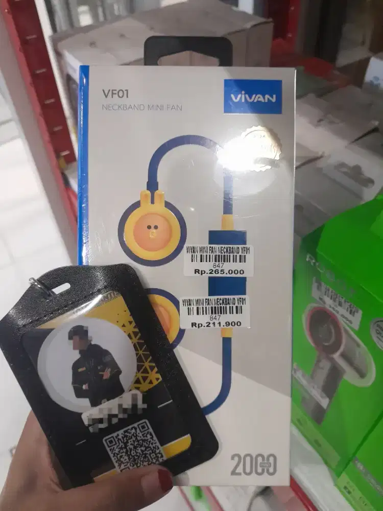 VIVAN MINI FAN NECKBAND VF01 ATLANTIS DAHSYAT