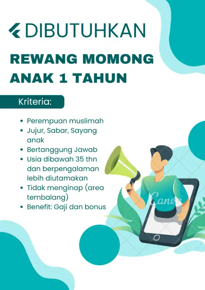 Dibutuhkan rewang momong anak